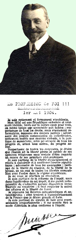 Déclaration de celui que ses adversaires, dans leurs pamphlets, nomment «le beau Nicolas»...